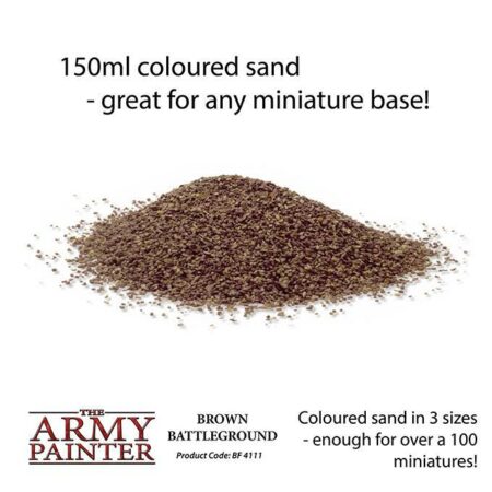 Army Painter Brown Battlefield Basing Materials - Great For Any Miniature Base