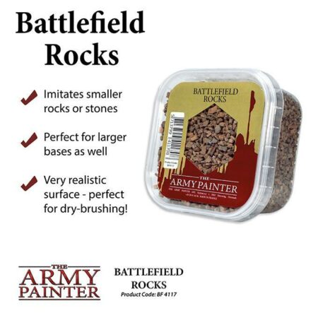 Army Painter Battlefield Rocks Basing Materials - Buy Army Painter Basing Materials At The Games Den