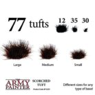 Army Painter Scorched Tuft basing materials. 77 tufts of scorched grass for miniature painting at The Games Den