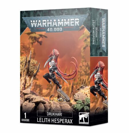 Games Workshop Warhammer 40,000 Drukhari Lelith Hesperax Tabletop Games Miniature Figure