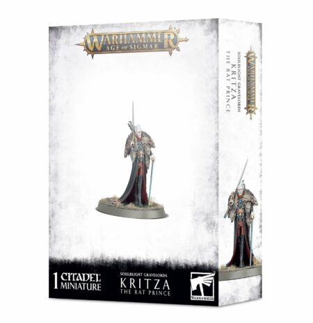 Games Workshop Warhammer Age Of Sigmar Soulblight Gravelords Kritza The Rat Prince Tabletop Miniature Figure
