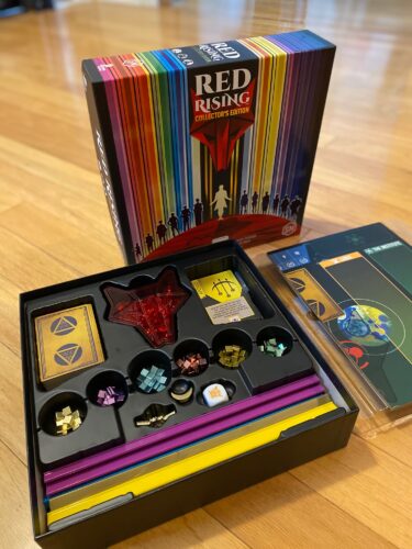 Red Rising Board Game Box And Contents - Based On The Pierce Brown Books