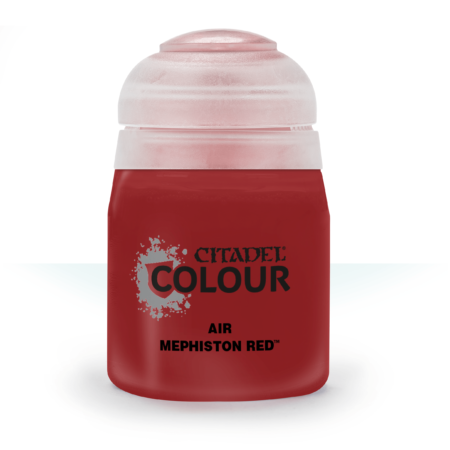 Games Workshop Citadel Air Paint Mephiston Red - Perfect For Airbrushes And Miniature Painting