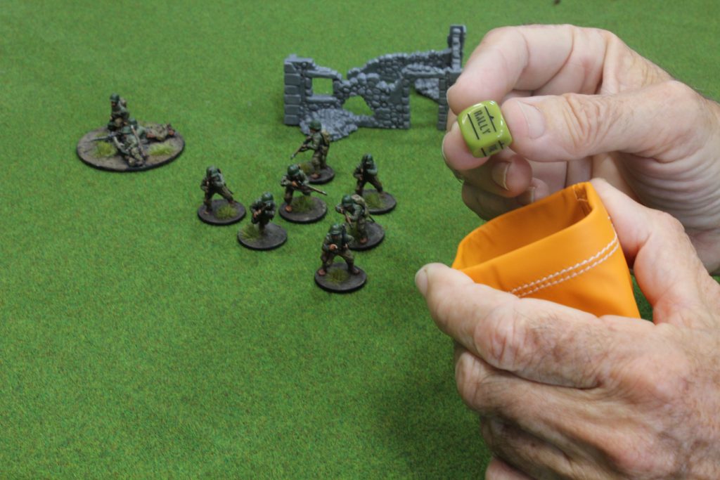 Bolt Action World War 2 Tabletop Game From Warlord Games - The Us Order Dice Is Drawn