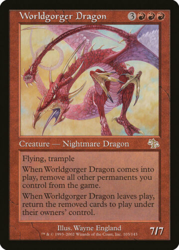 Magic The Gathering Judgement Worldgorger Dragon